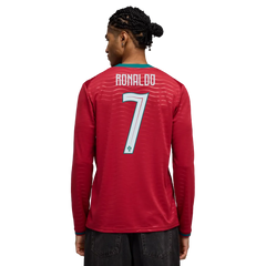 2026 Fan Soccer Jersey Portugal 2026 Ronaldo Long Sleeve Home Jersey
