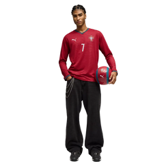 2026 Fan Soccer Jersey Portugal 2026 Ronaldo Long Sleeve Home Jersey